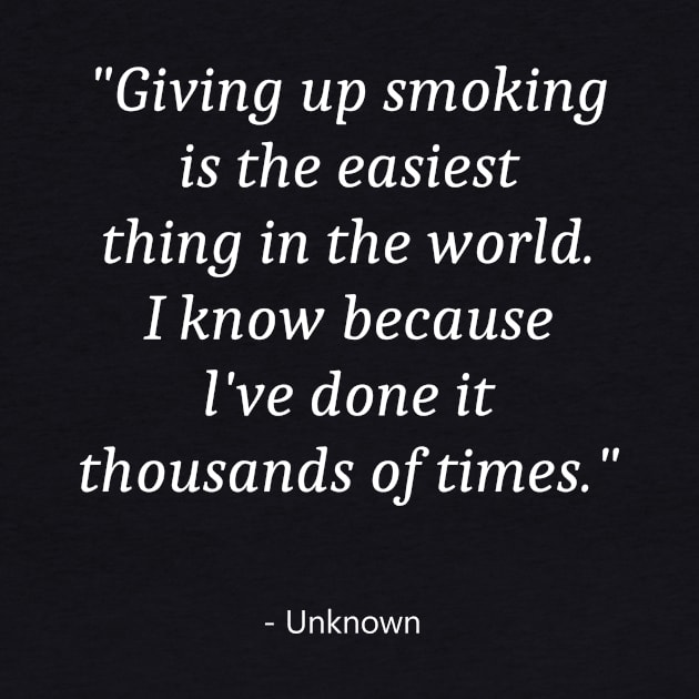 Quote About No Smoking by Fandie